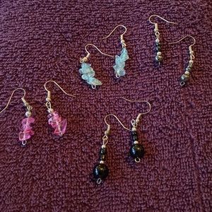 Crystal/beaded earrings